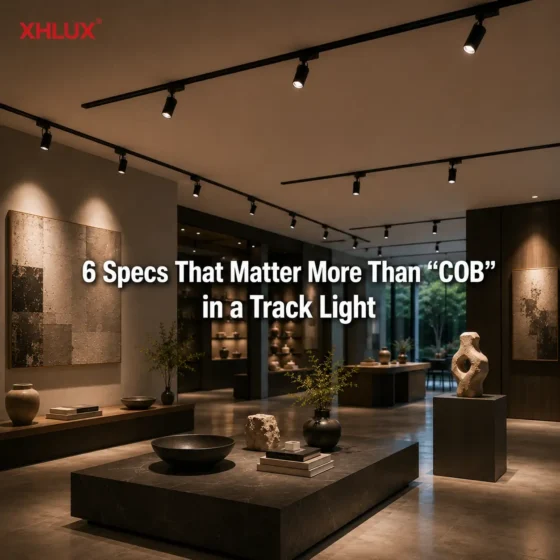 Six specifications that matter more than COB in a track light
