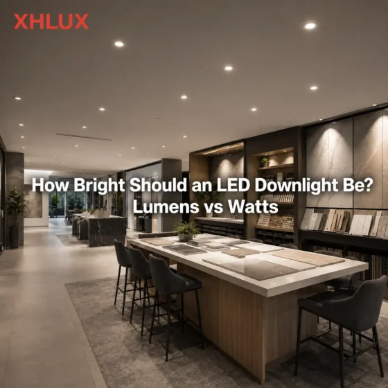 How bright should an LED downlight be in lumens