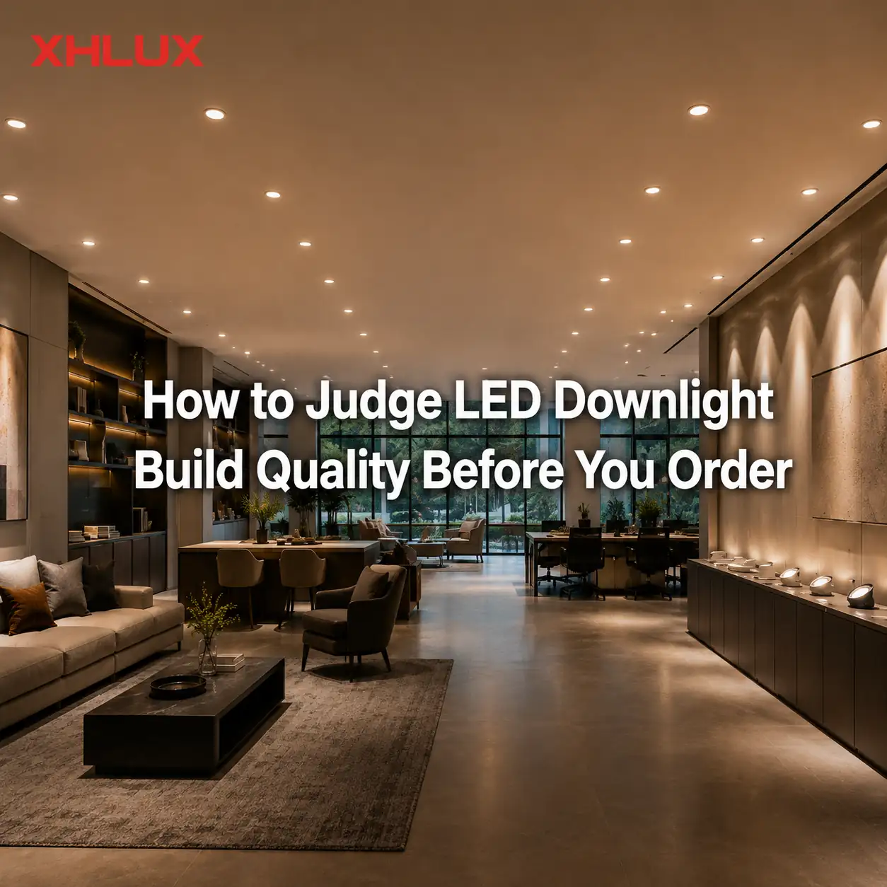 How to check LED downlight build quality before ordering