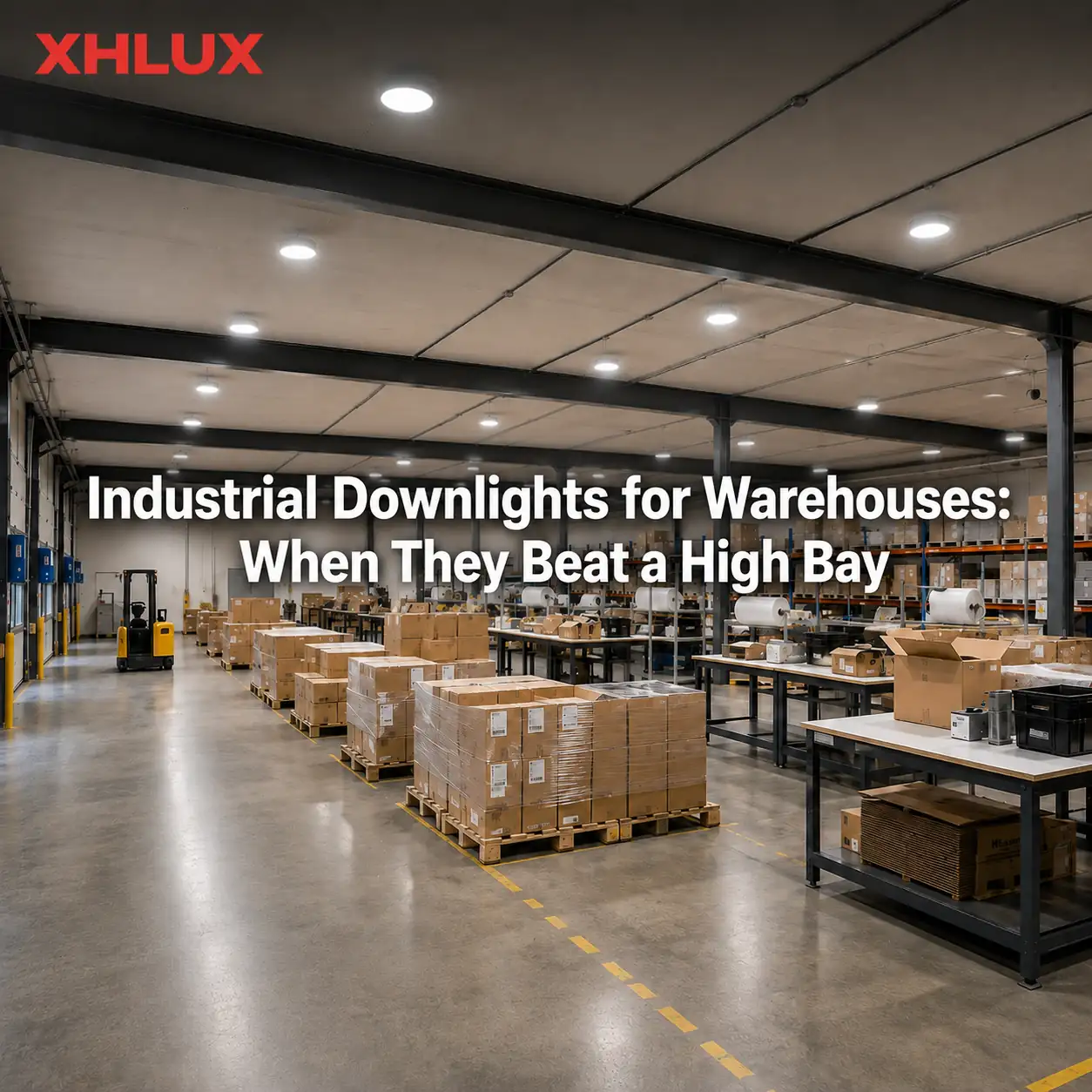 When industrial downlights are better than high bay lights