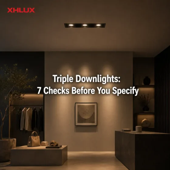Potrójne oświetlenie downlight: 7 sprawdzeń przed wyborem Potrójne oświetlenie downlight: 7 sprawdzeń przed wyborem