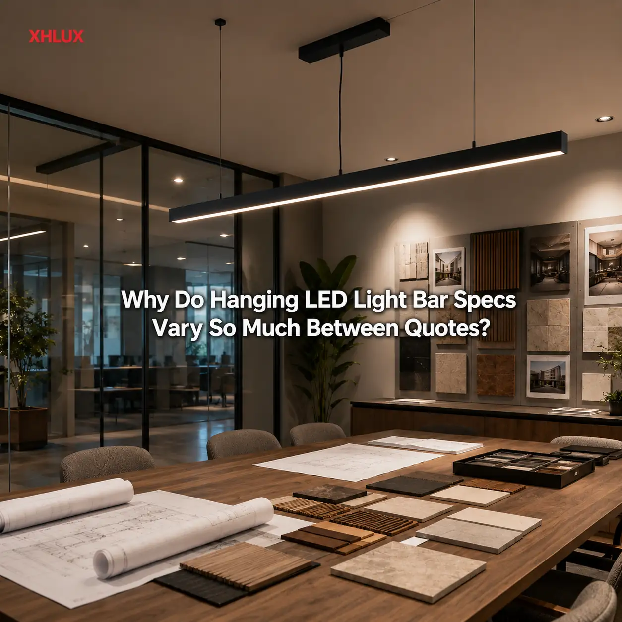 Why hanging LED light bar specifications vary between supplier quotes