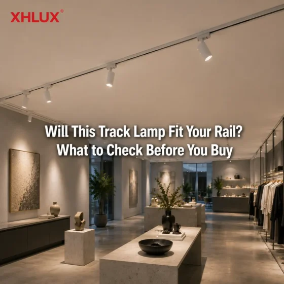 How to check whether a track lamp will fit your rail
