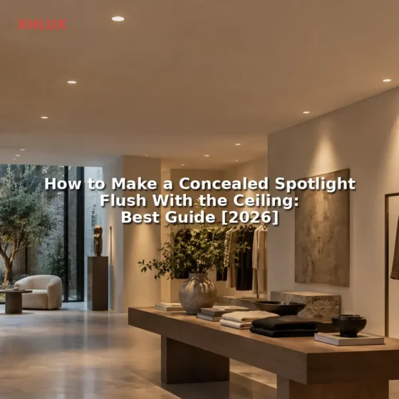 How to Make a Concealed Spotlight Flush With the Ceiling: Best Guide [2026]