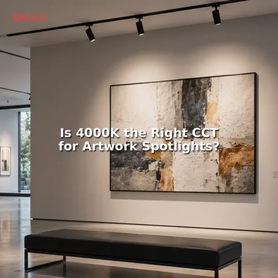 4000K spotlight CCT guide for artwork lighting