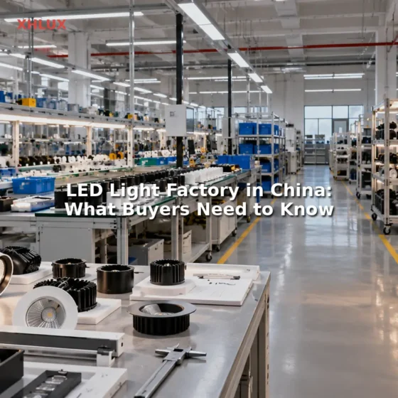 LED light factory in China buyer guide for factory verification and supplier qualification