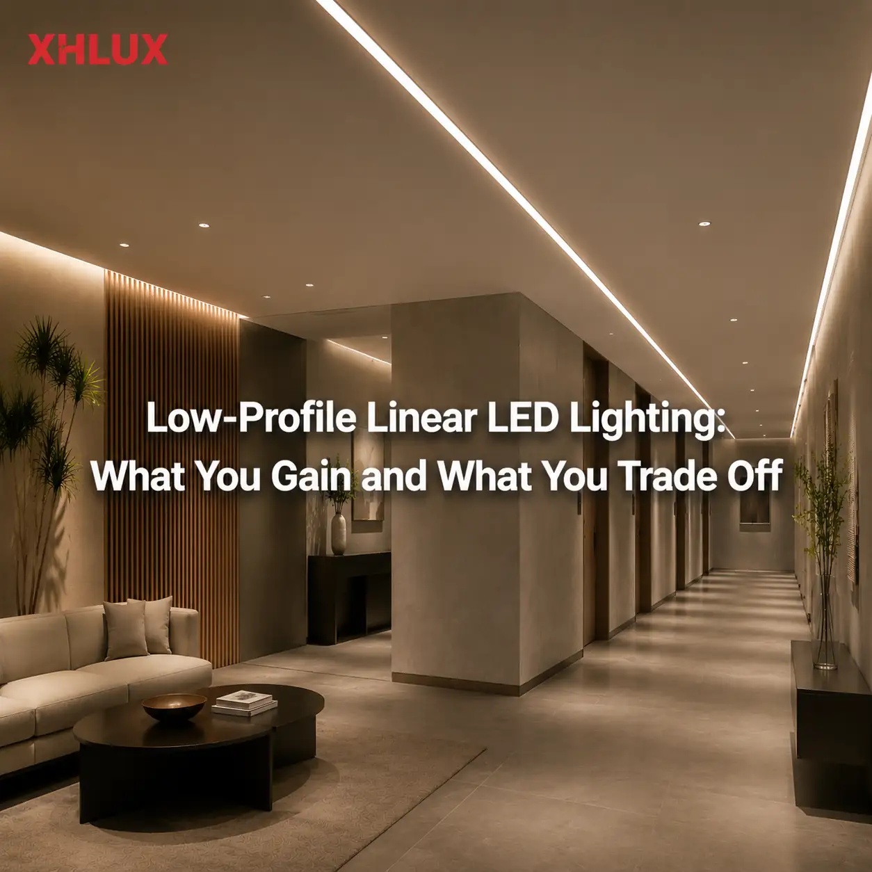 Low profile linear LED lighting gains and trade offs compared with standard fixtures