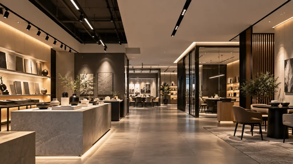 Smart LED lighting control systems managing commercial linear downlight and track lighting