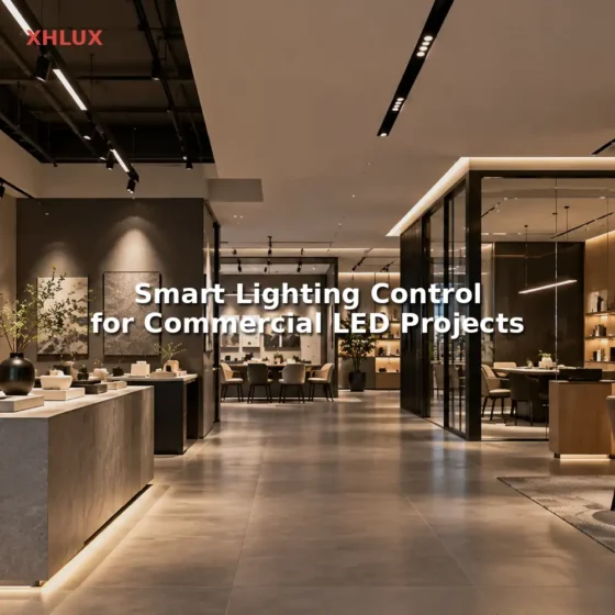 Smart LED lighting control systems guide comparing DALI Zigbee Casambi and WiFi