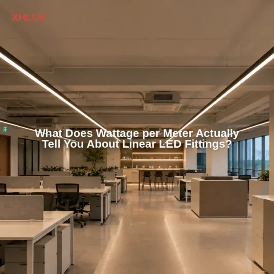 What wattage per meter tells you about linear LED fittings