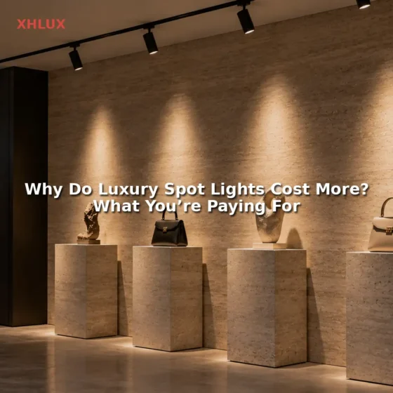Luxury spot lights guide explaining what the higher price actually pays for